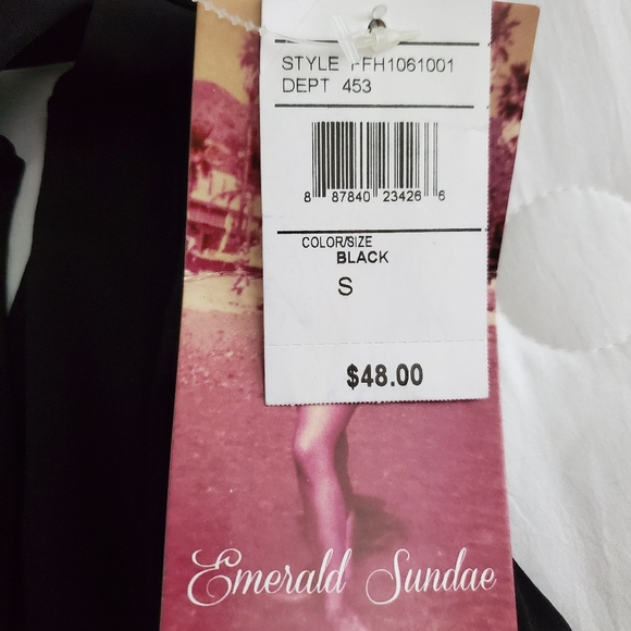 Emerald Sundae rushed Size S balck dress - Picture 9 of 11